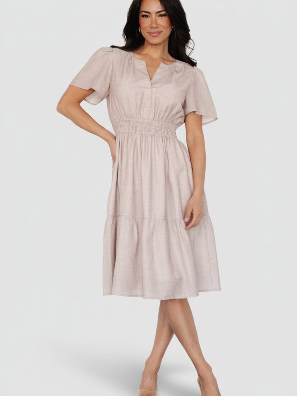 Baltic Born Dita Short Dress | Natural Size MM - Picture 5 of 5
